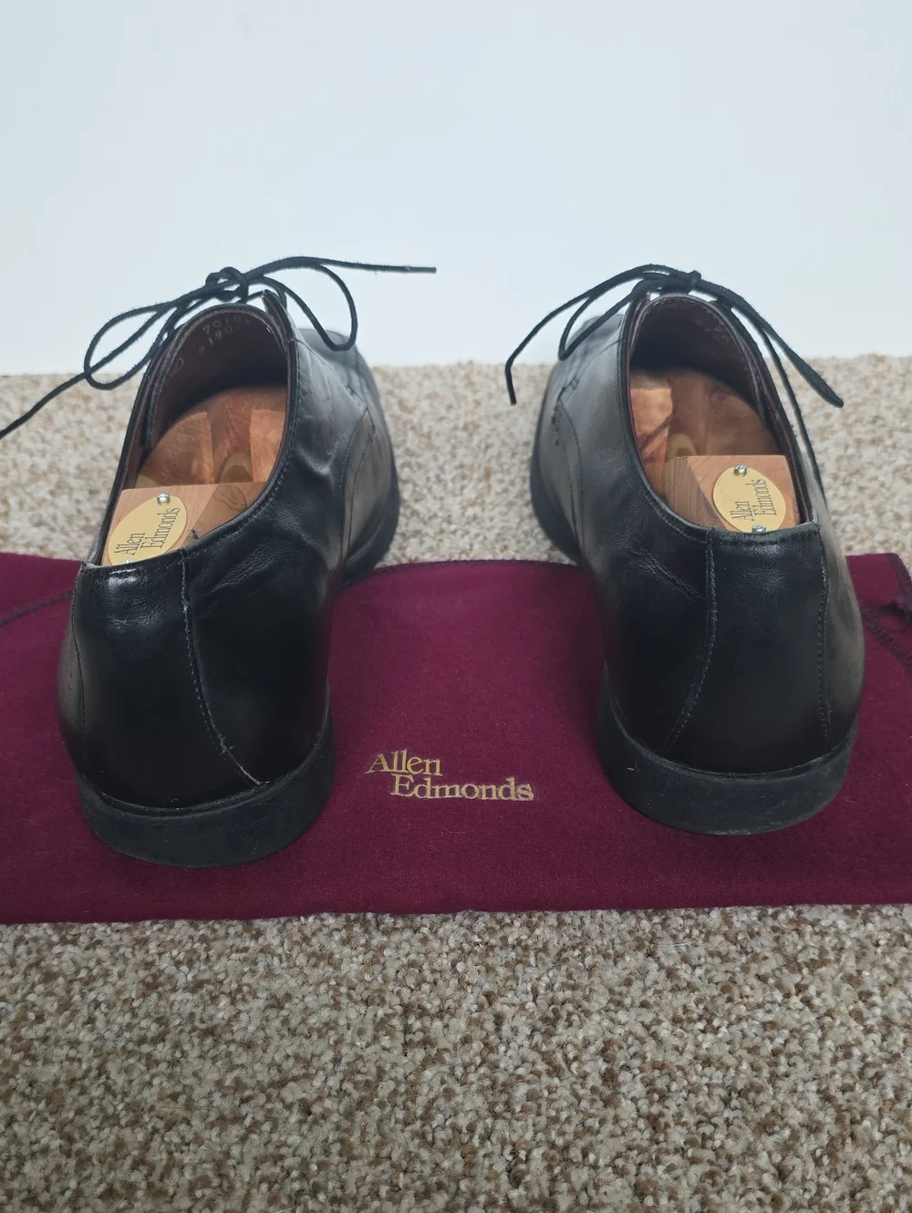Allen Edmonds Shoes - Park Avenue Black - Size 9.5